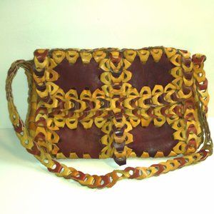 Patchwork Woven Boho Pouch Purse Handmade Hippie